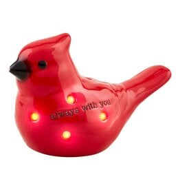 Mudpie Cardinal Light-Up Sitter