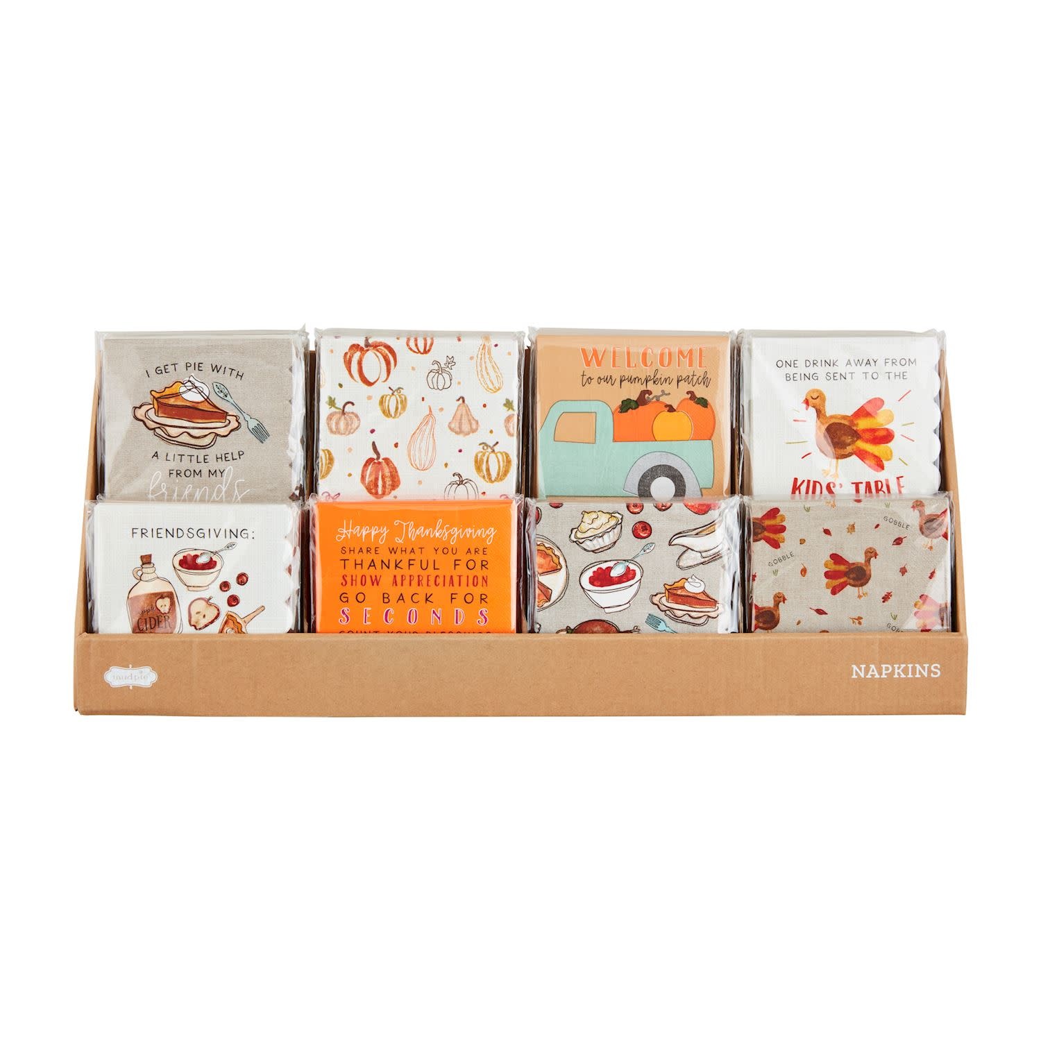 Mudpie Thanksgiving Cocktail Napkin Set (various)