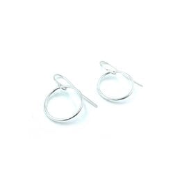 Erin Gray Circle of Love sterling hoop earring
