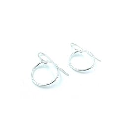 Erin Gray Circle of Love sterling hoop earrings