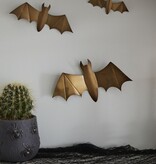 FLEURISH Antiqued Brushed Gold Bat Wall Décor (Set of 3)