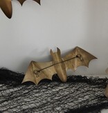 FLEURISH Antiqued Brushed Gold Bat Wall Décor (Set of 3)