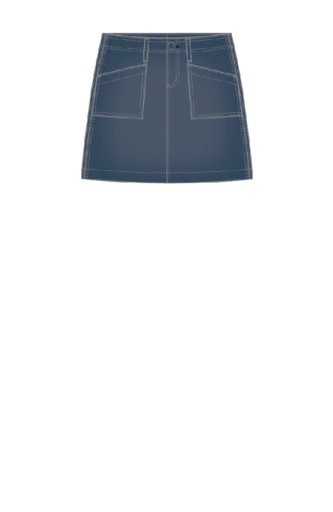 Liverpool Los Angeles cargo skort 15" cf length