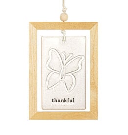 Demdaco Thankful Inspired Hanging Plaque