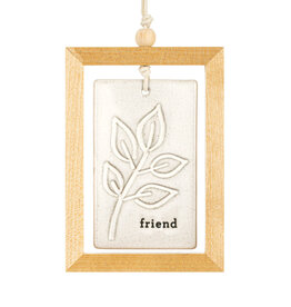 Demdaco Better With My Friend Inspired Hanging Plaque - 3x4.5in
