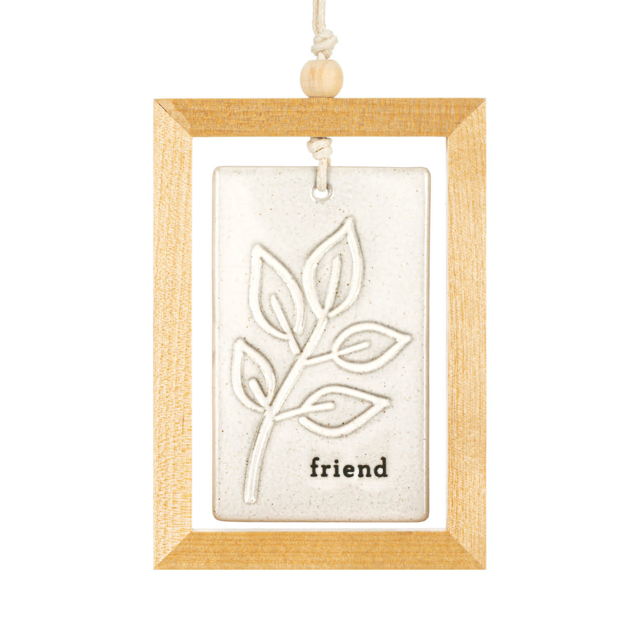 Demdaco Better With My Friend Inspired Hanging Plaque - 3x4.5in