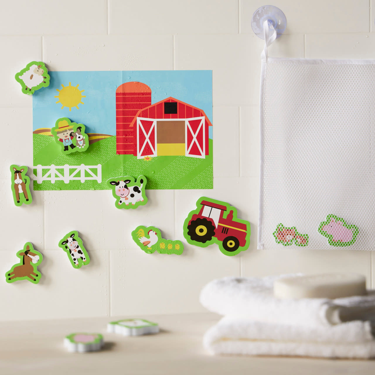Demdaco Bath Playset - Barnyard Friends
