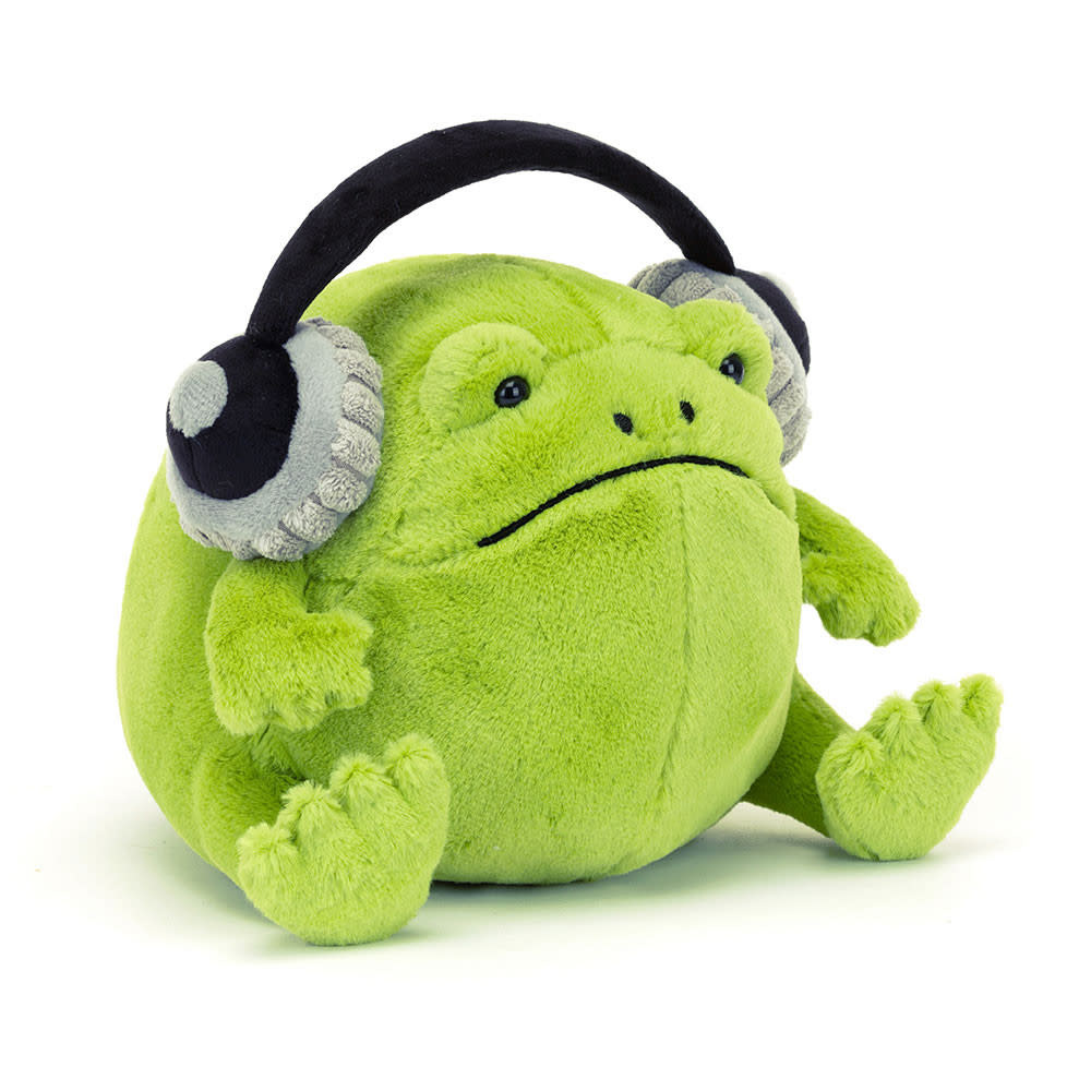 Jellycat Ricky Rain Frog Headphones *retired