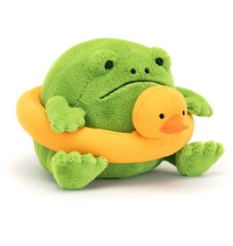 Jellycat Ricky Rain Frog with Rubber Ring *retired