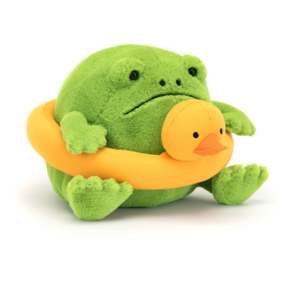 Jellycat Ricky Rain Frog with Rubber Ring *retired