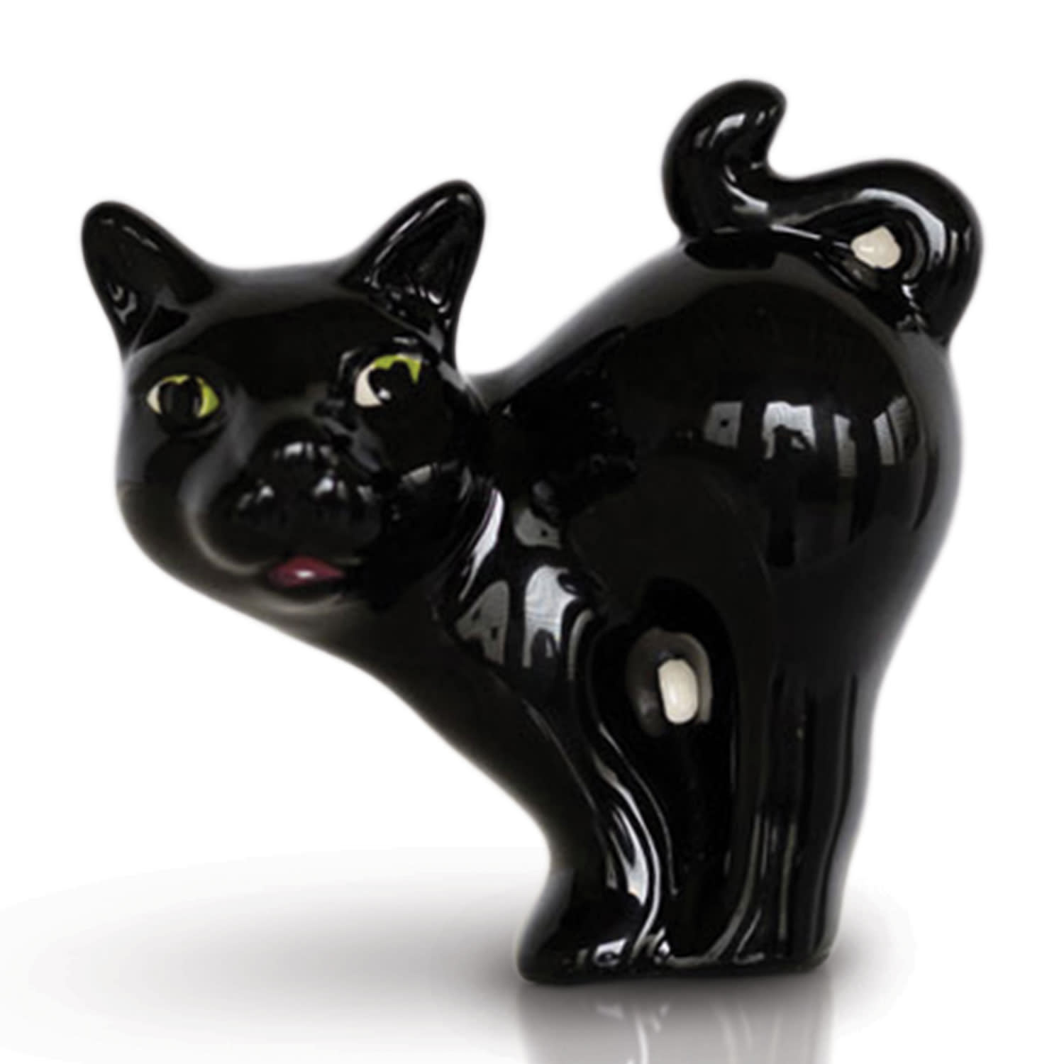 nora fleming scaredy cat mini (black cat) A419
