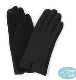 Lou & Co. Black Quilted Gloves