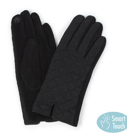 Lou & Co. Black Quilted Gloves
