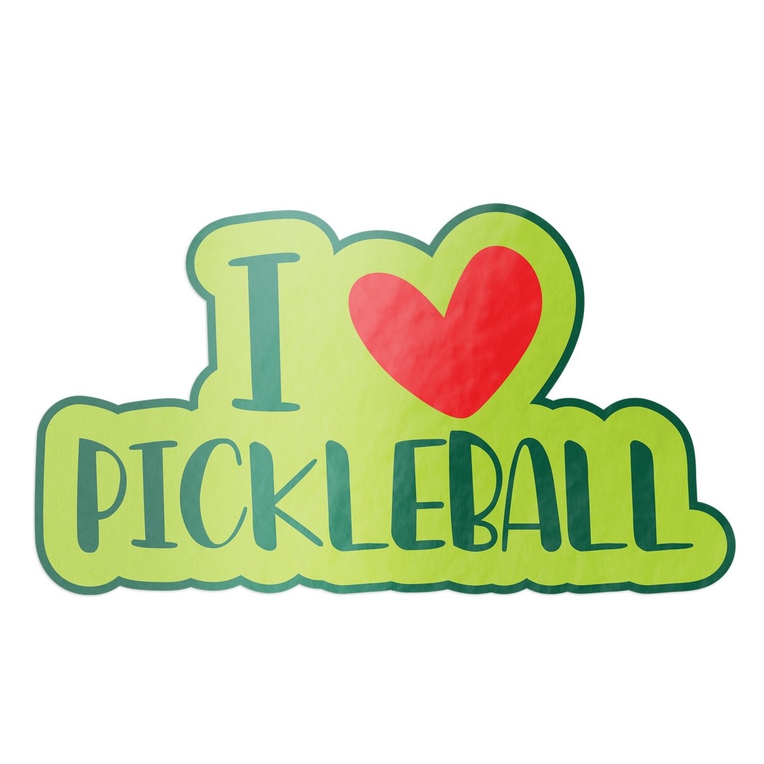 Barrel Down South I Love Pickleball Pickleball Sticker