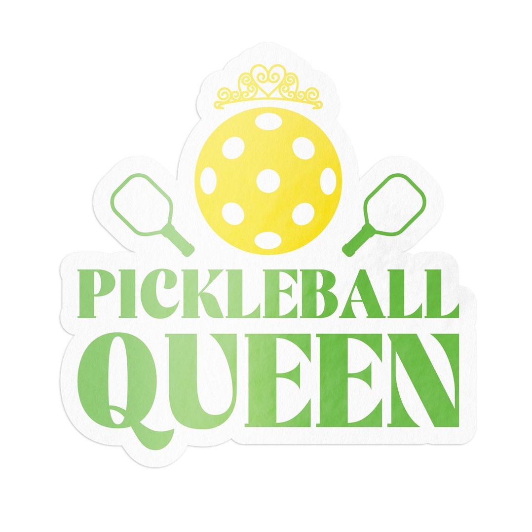 Barrel Down South Pickleball Queen Pickleball Sticker