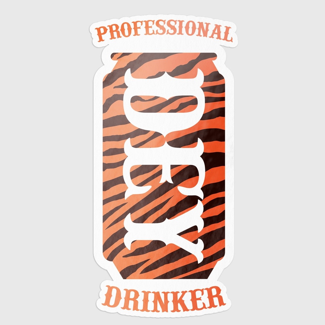 Barrel Down South Professional Dey Drinker Sticker Cincinnati Ohio Oh Sticker