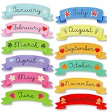 Roeda Studio Calendar Month Magnets S/12