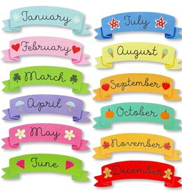 Roeda Studio Calendar Month Magnets S/12