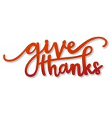 Roeda Studio Large Give Thanks Magnet Red/Orange