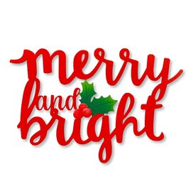 Roeda Studio Large Merry & Bright Magnet