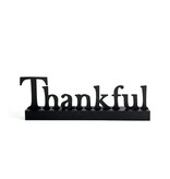 Roeda Studio Thankful Magnetic Word w/ Wood Base