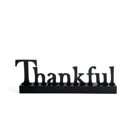 Roeda Studio Thankful Magnetic Word w/ Wood Base