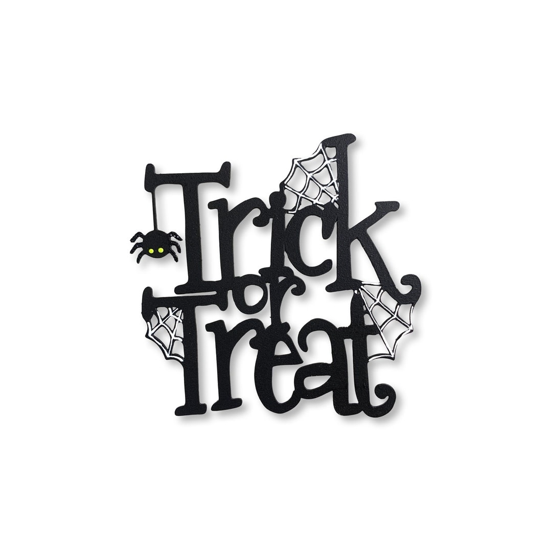 Roeda Studio Large Trick or Treat w/ Spider Magnet - Black