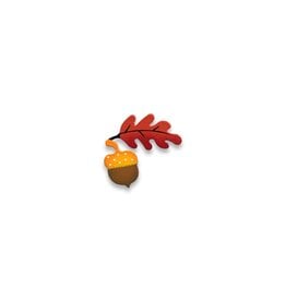 Roeda Studio Acorn w/ Oak Leaf Open Stock Magnet, Fall Decor