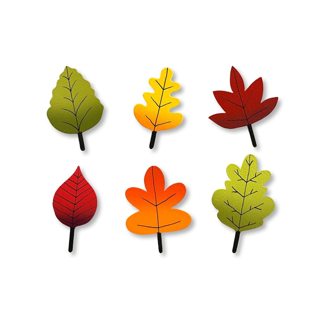 Roeda Studio Autumn Leaves S/6 Multi-Colored