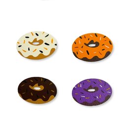 Roeda Studio Fall Donut Magnets S/4