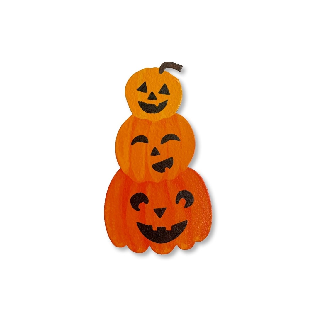Roeda Studio Halloween Stacked Pumpkins Magnet