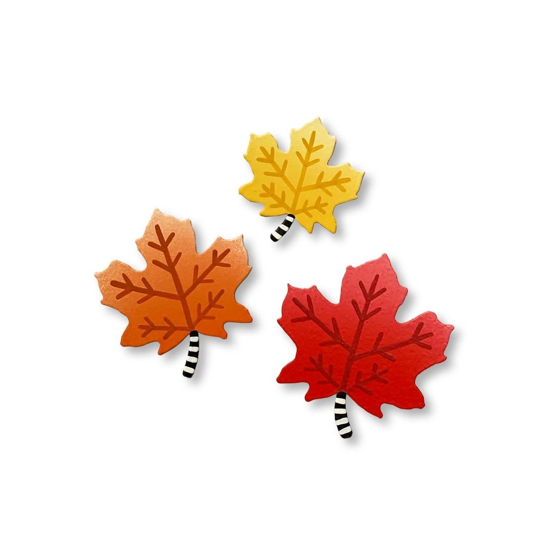 Roeda Studio Maple Leaf Magnets S/3