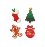 Roeda Studio Merry Christmas Magnets S/4