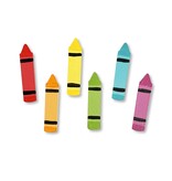 Roeda Studio Rainbow Crayon Magnets S/6