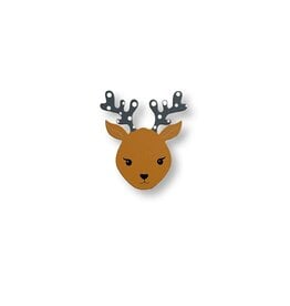 Roeda Studio Reindeer Face Single Magnet