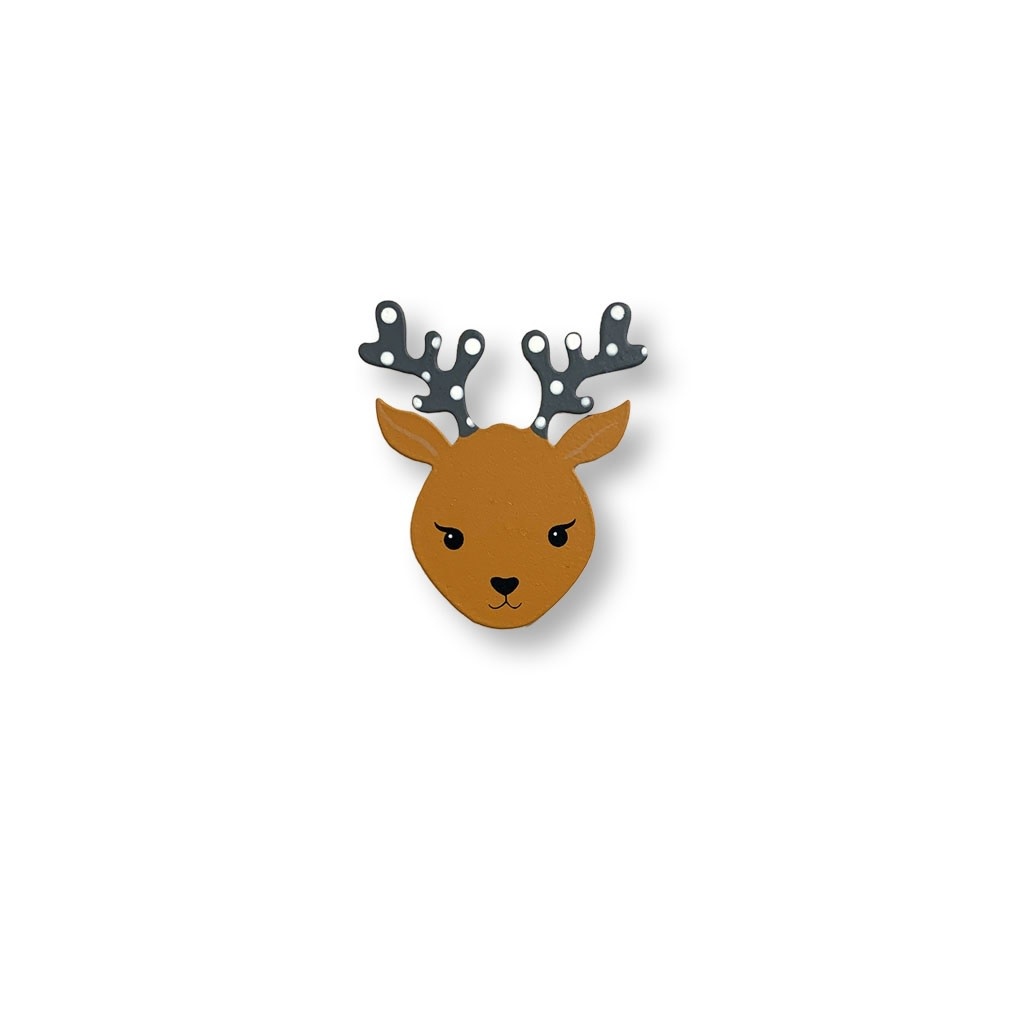 Roeda Studio Reindeer Face Single Magnet