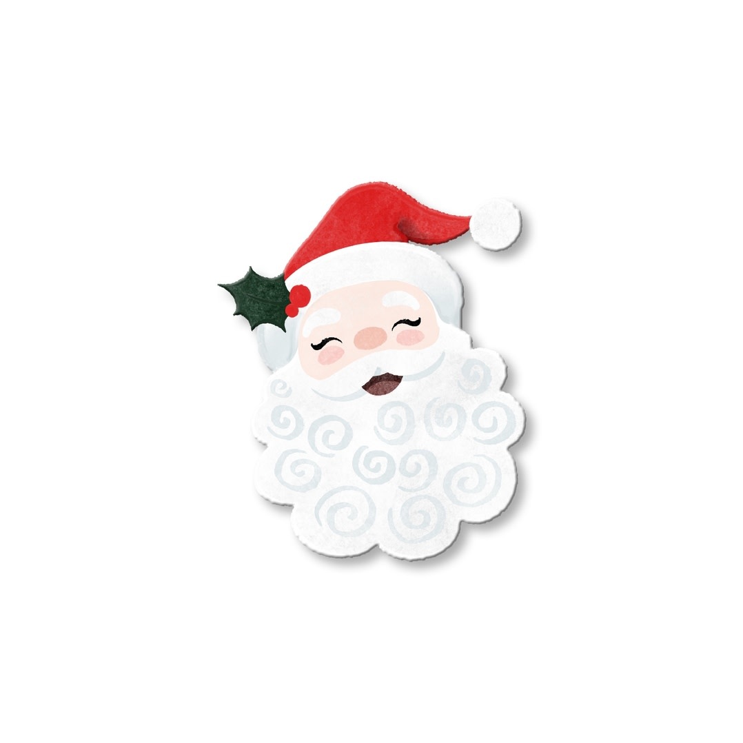 Roeda Studio Santa w/ Holly Magnet