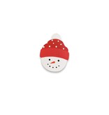 Roeda Studio Red Snowman Face Single Magnet