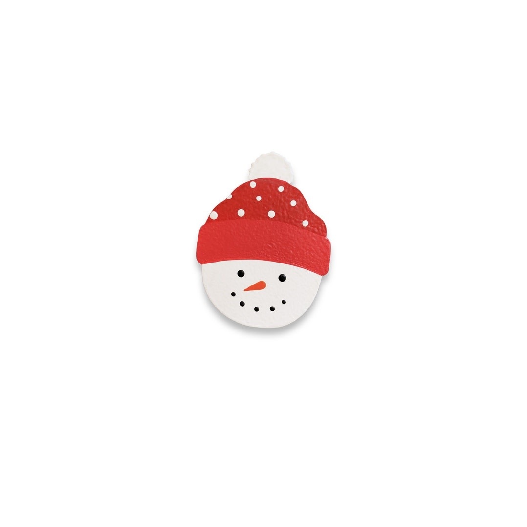 Roeda Studio Red Snowman Face Single Magnet