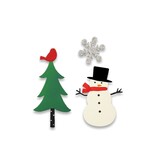Roeda Studio Snowman w/ Tree Magnets S/3