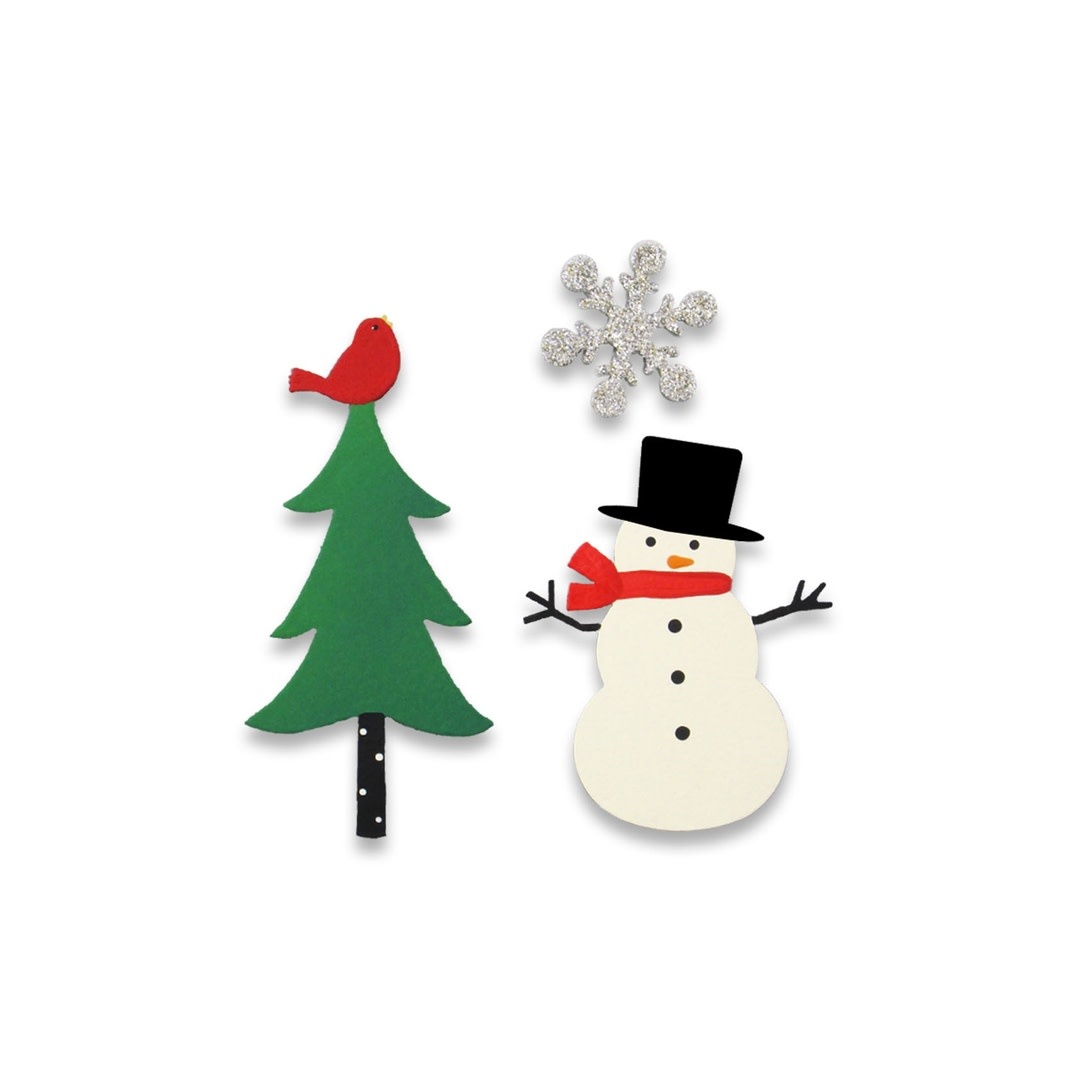 Roeda Studio Snowman with Tree Magnets