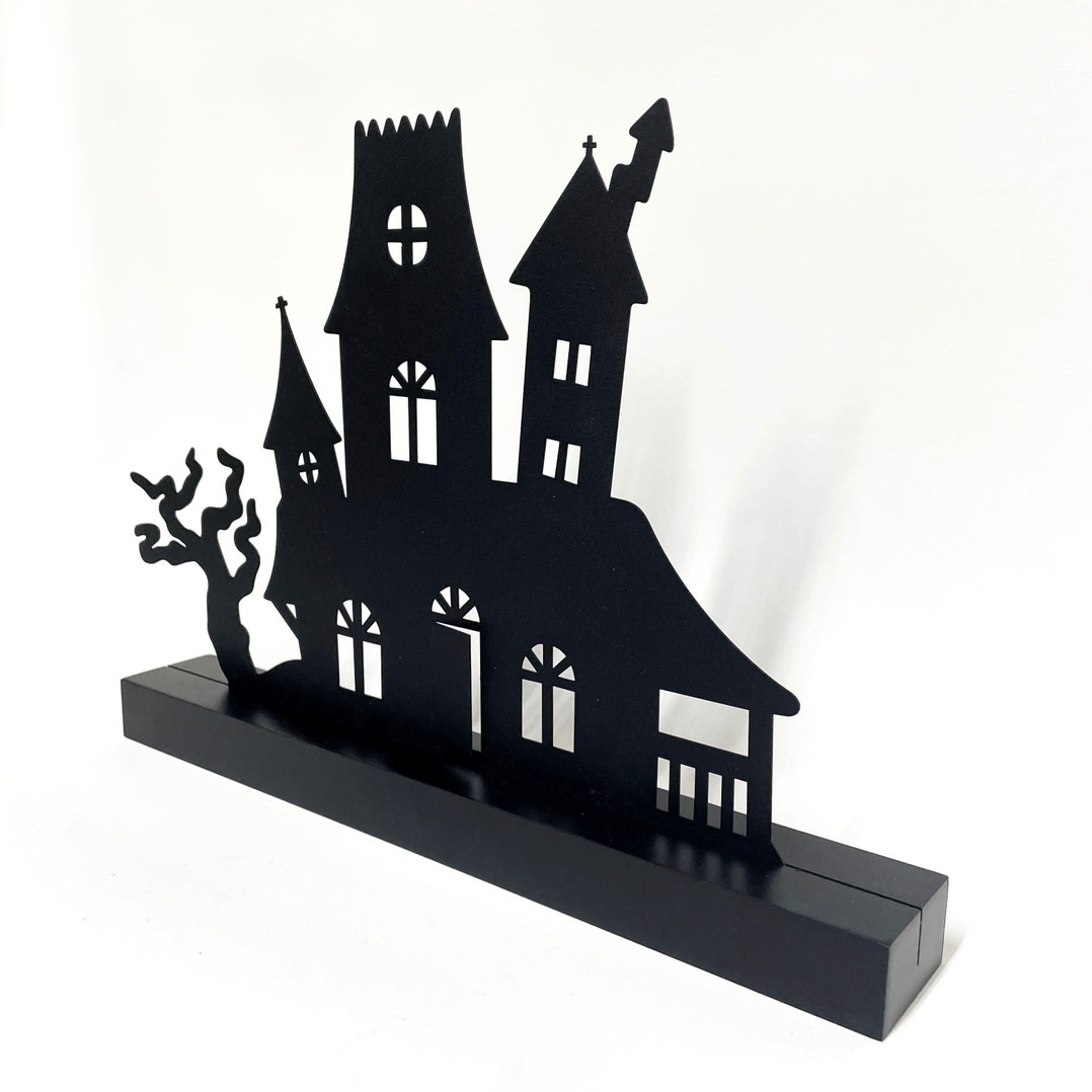 Roeda Studio Spooky House Magnetic Decor w/ Wood Base