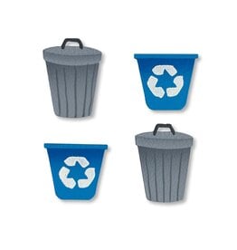 Roeda Studio Trash & Recycling Magnets S/4