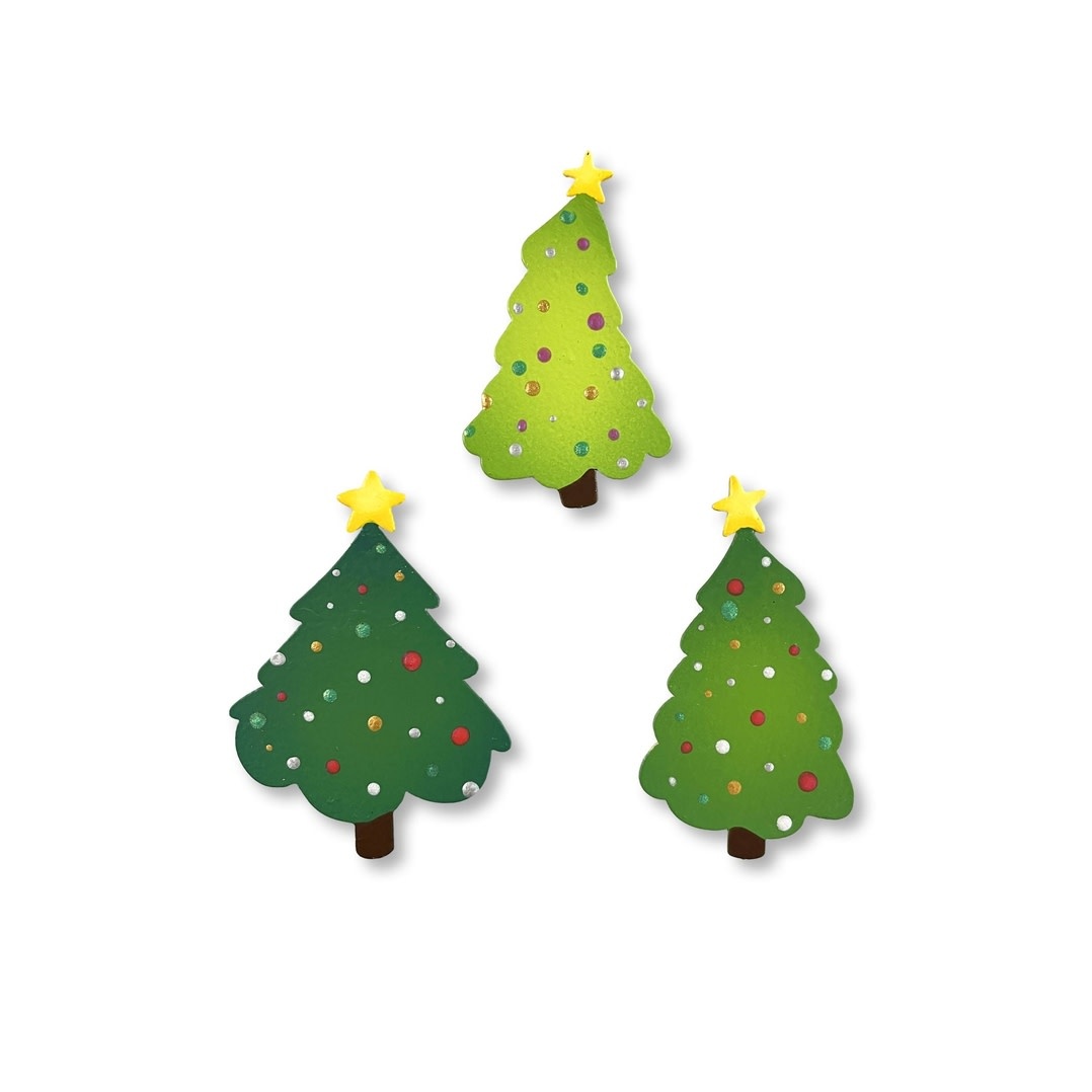Roeda Studio Winter Tree Magnets S/3