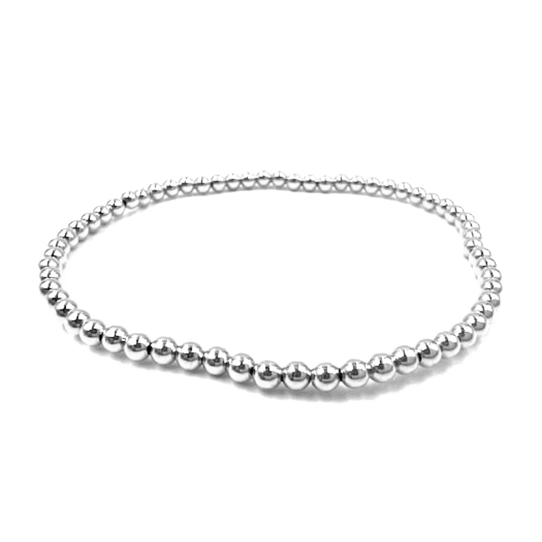 Erin Gray 3mm Sterling Silver Karma Waterproof Bracelet 7"
