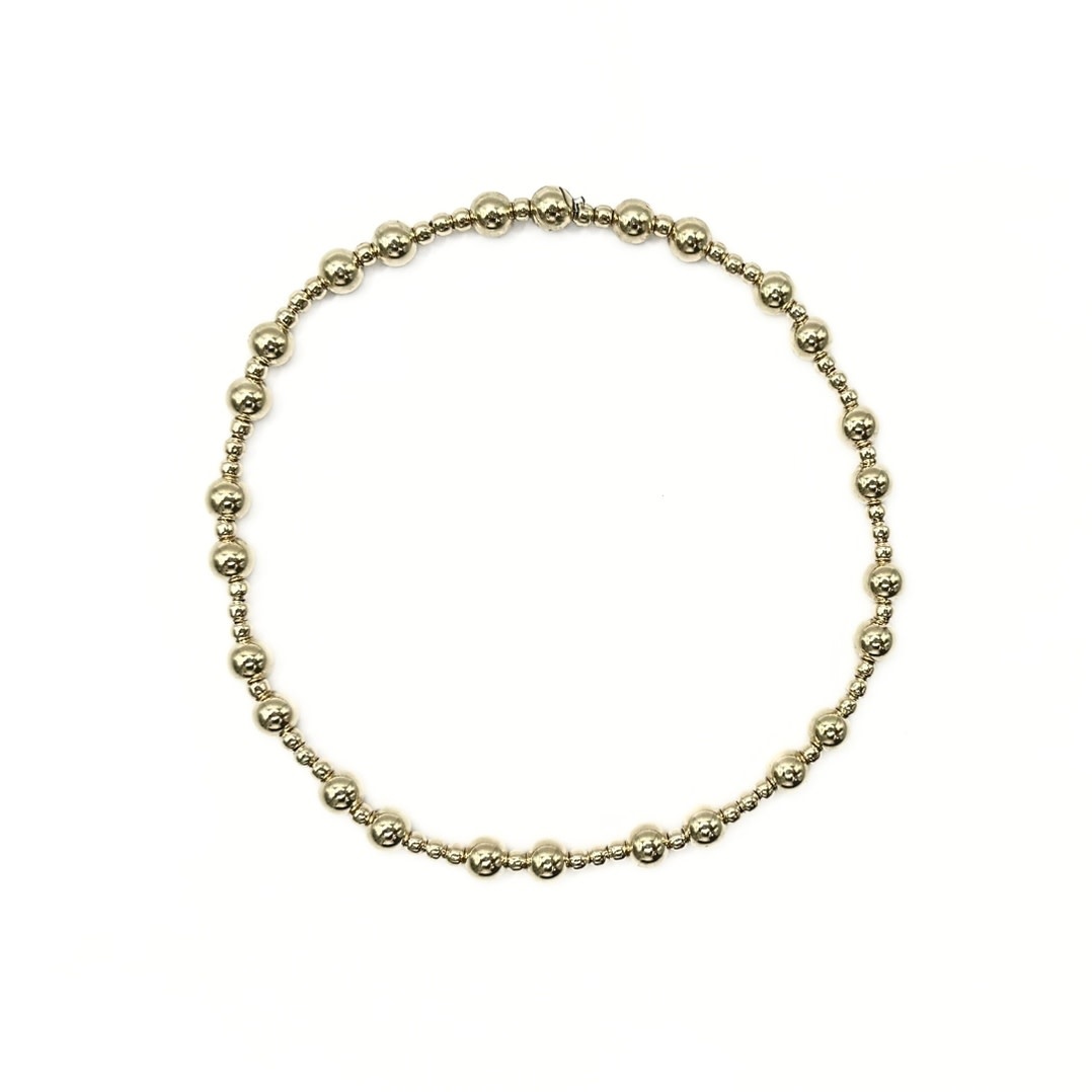 Erin Gray 2mm4 The Charleston Collection 14k Gold-Filled Beaded Bracelets 7"