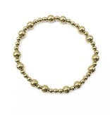 Erin Gray The Charleston 4x6  14k Gold-Filled Beaded Bracelet