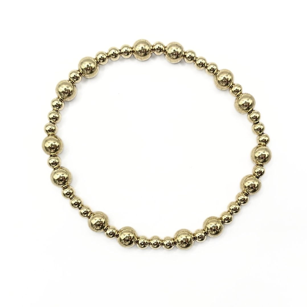 Erin Gray 4mm6 The Charleston Collection 14k Gold-Filled Beaded Bracelets 7"
