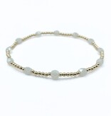 Erin Gray The Key West Bracelet in Winter White 6.5"