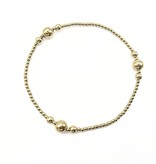 Erin Gray The Nantucket Collection 2x6 14k Gold- Filled Beaded Bracelet